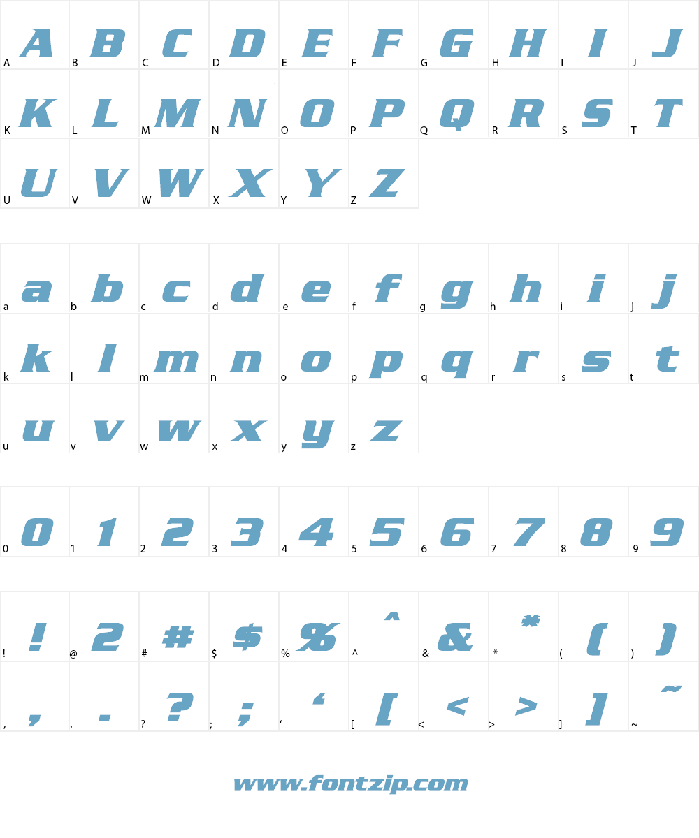 Straczynski Font Character